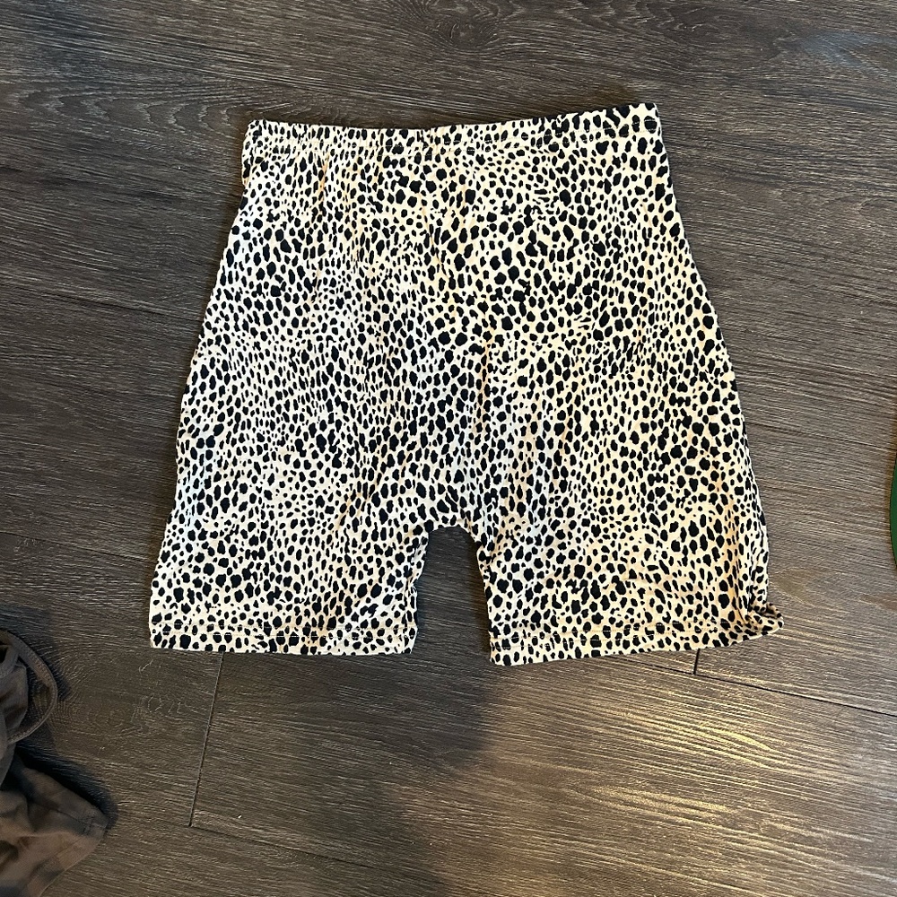 Brandy Melville cheetah print shorts
